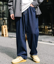 ルーズシルエットワイドデニムパンツ