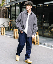 ルーズシルエットワイドデニムパンツ