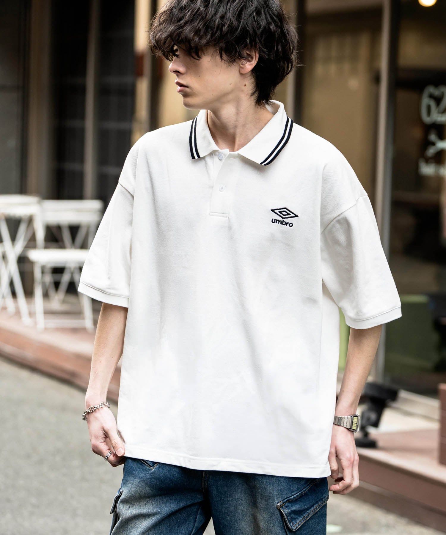 新色追加 UMBRO アンブロ 別注コラボ オーバーサイズ鹿の子ワン