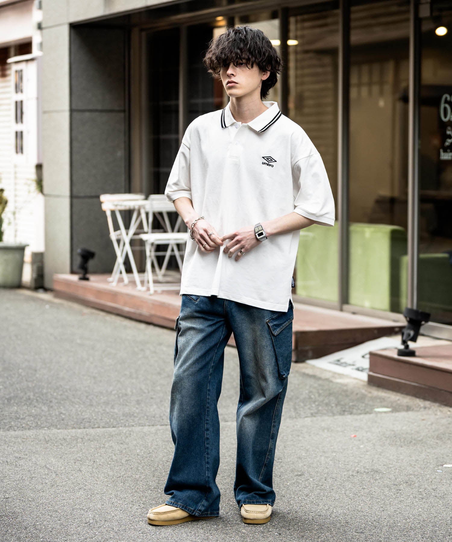 新色追加 UMBRO アンブロ 別注コラボ オーバーサイズ鹿の子ワン