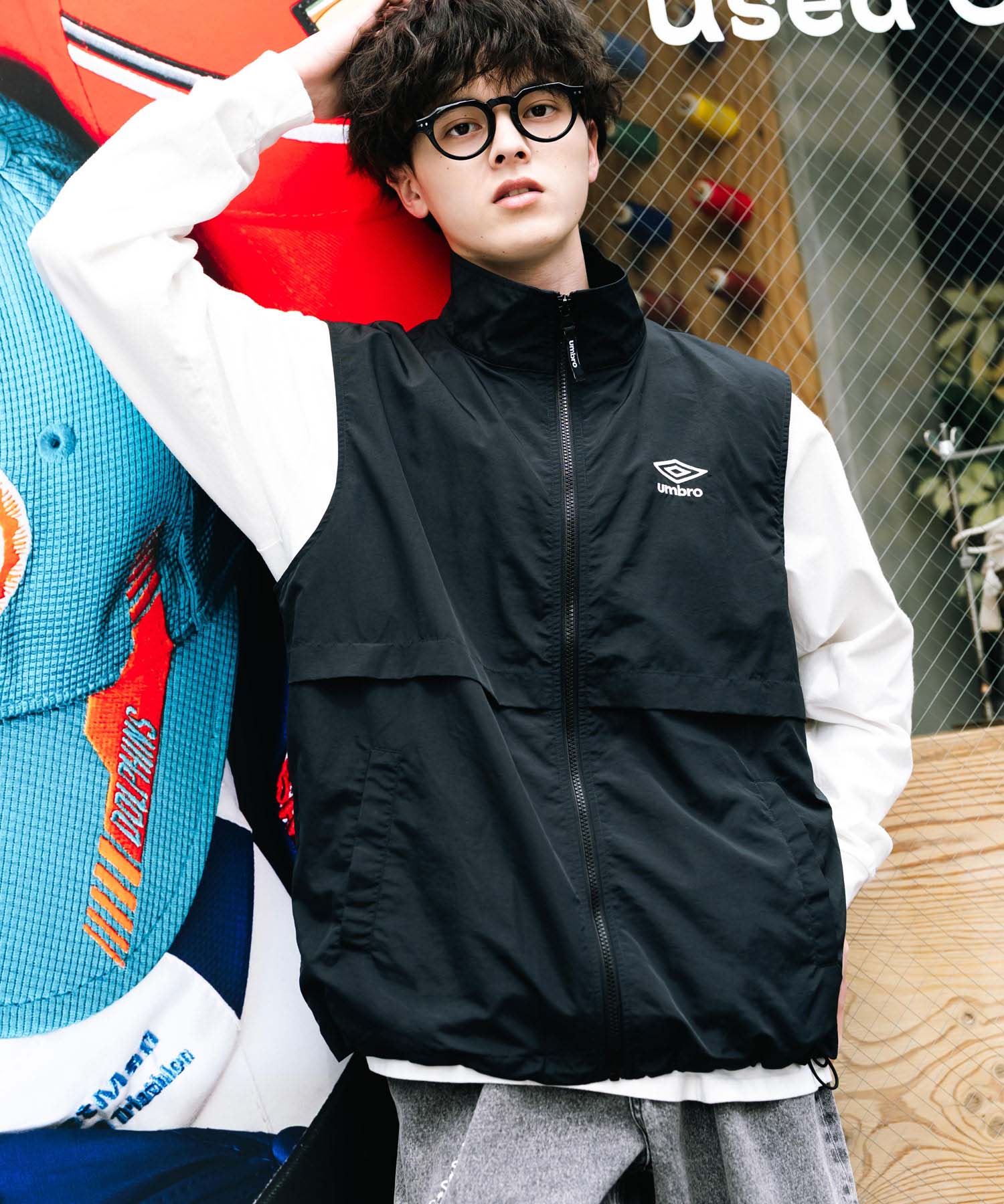 UMBRO アンブロ 別注コラボ ルーズシルエット裏メッシュスタンドネック