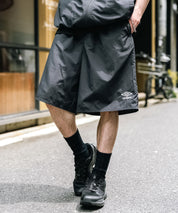 UMBRO アンブロ 別注コラボ ワンポイントロゴ刺繍ナイロンショートパンツ/ハーフパンツ セットアップ可能