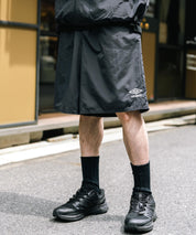 UMBRO アンブロ 別注コラボ ワンポイントロゴ刺繍ナイロンショートパンツ/ハーフパンツ セットアップ可能
