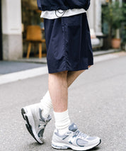 UMBRO アンブロ 別注コラボ ワンポイントロゴ刺繍ナイロンショートパンツ/ハーフパンツ セットアップ可能