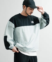 日本未展開モデル THE NORTH FACE ザ・ノースフェイス ALBANY CREWNECK 長袖ナイロンクルーネックプルオーバー 14477