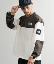 日本未展開モデル THE NORTH FACE ザ・ノースフェイス ALBANY CREWNECK 長袖ナイロンクルーネックプルオーバー 14477