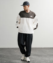 日本未展開モデル THE NORTH FACE ザ・ノースフェイス ALBANY CREWNECK 長袖ナイロンクルーネックプルオーバー 14477