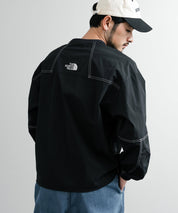 日本未展開モデル THE NORTH FACE ザ・ノースフェイス ALBANY CREWNECK 長袖ナイロンクルーネックプルオーバー 14477