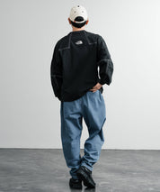 日本未展開モデル THE NORTH FACE ザ・ノースフェイス ALBANY CREWNECK 長袖ナイロンクルーネックプルオーバー 14477