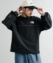 日本未展開モデル THE NORTH FACE ザ・ノースフェイス ALBANY CREWNECK 長袖ナイロンクルーネックプルオーバー 14477