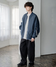 ポリDEWSPO オーバーサイズMA-1フライトジャケット/ミリタリーブルゾン 14533