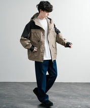日本未展開モデル THE NORTH FACE WHITE LABEL RANGER JACKET オーバーサイズロゴ刺繍マウンテンパーカー 14536