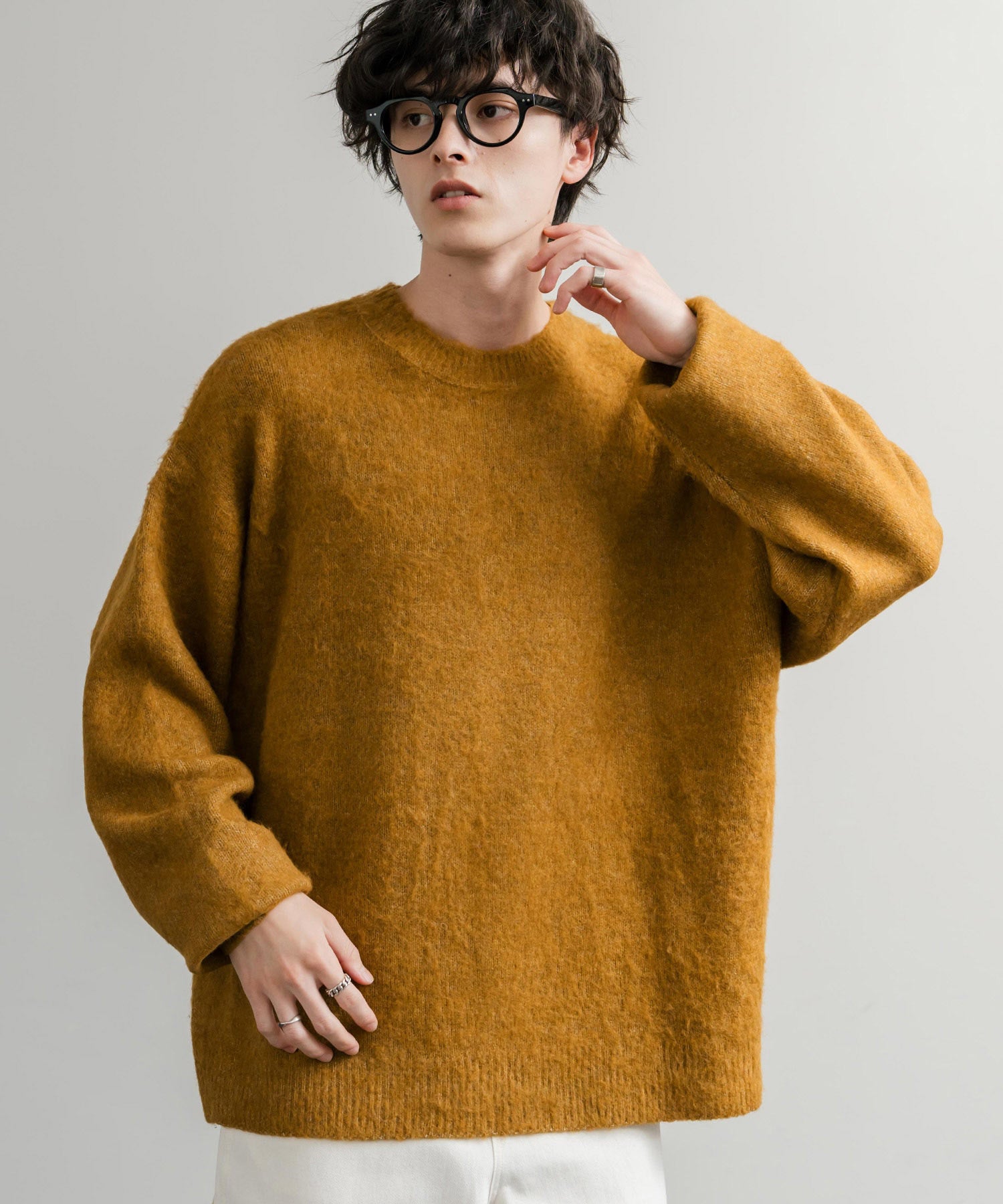 クルーネック長袖プルオーバー 14549