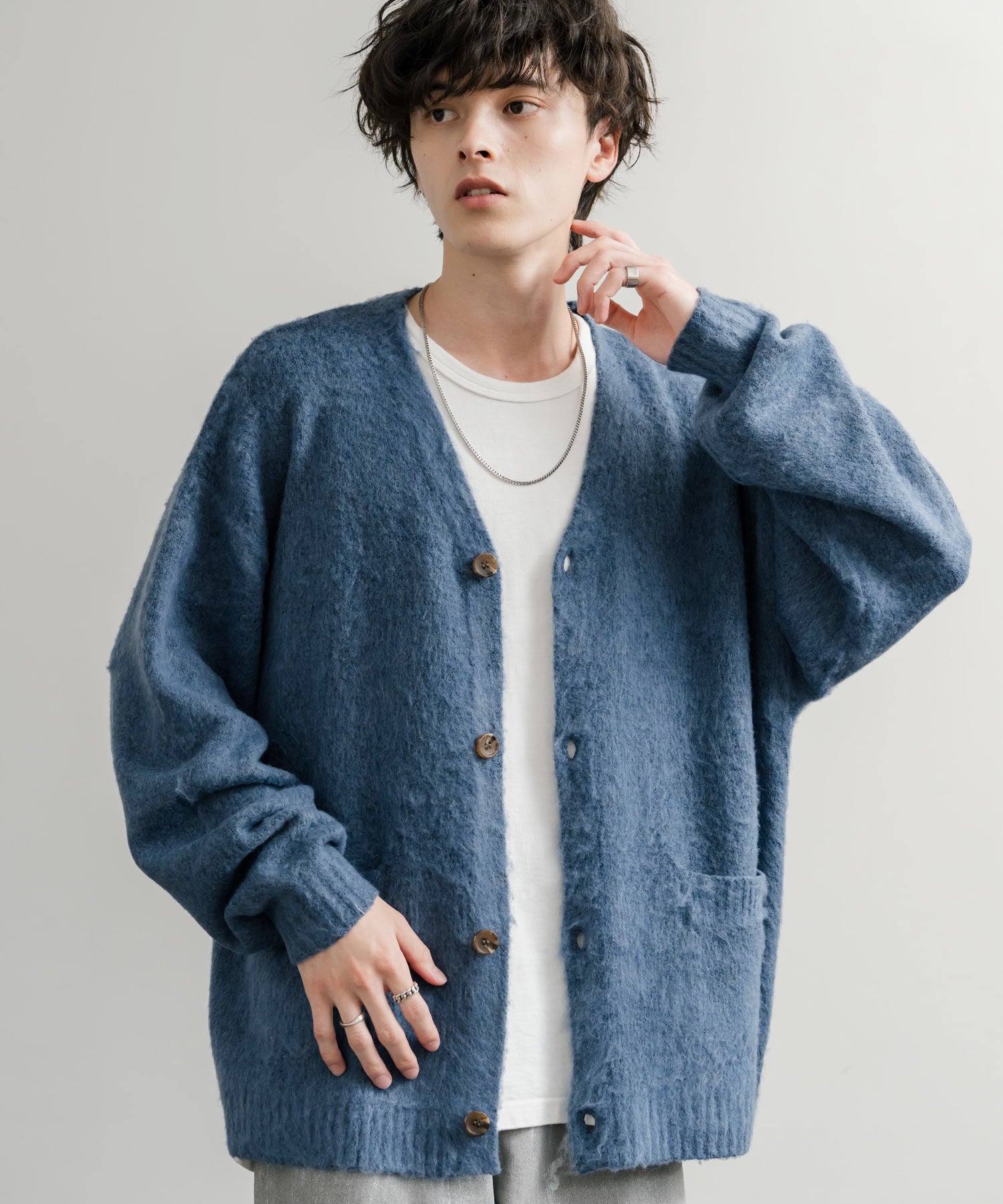 オーバーサイズシャギーニットカーディガン 14550 – Rocky Monroe