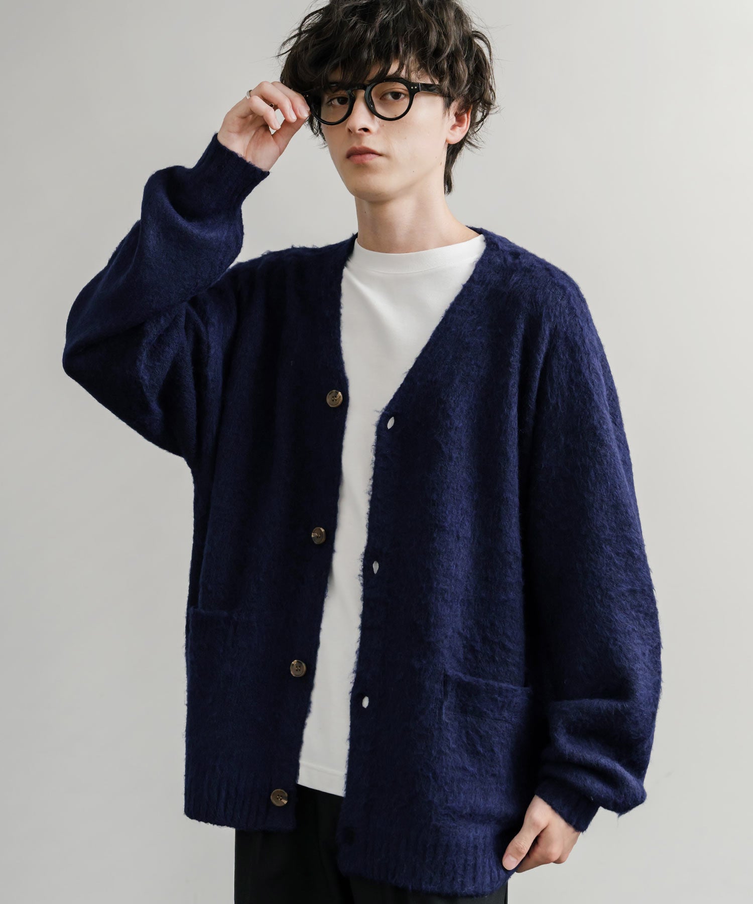 オーバーサイズシャギーニットカーディガン 14550 – Rocky Monroe