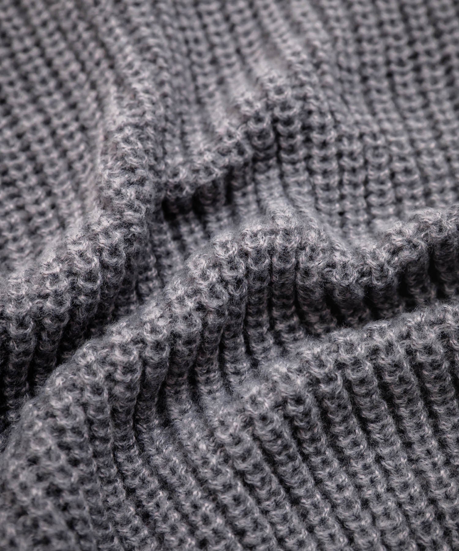 新色追加 オーバーサイズ畦編みヘンリーネックニットセーター	 14554