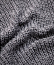 新色追加 オーバーサイズ畦編みヘンリーネックニットセーター	 14554