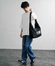 新色追加 日本未展開モデル THE NORTH FACE WHITE LABEL BIG LOGO SHOULDER BAG 韓国限定 ワンポイントロゴショルダーバッグ 14589