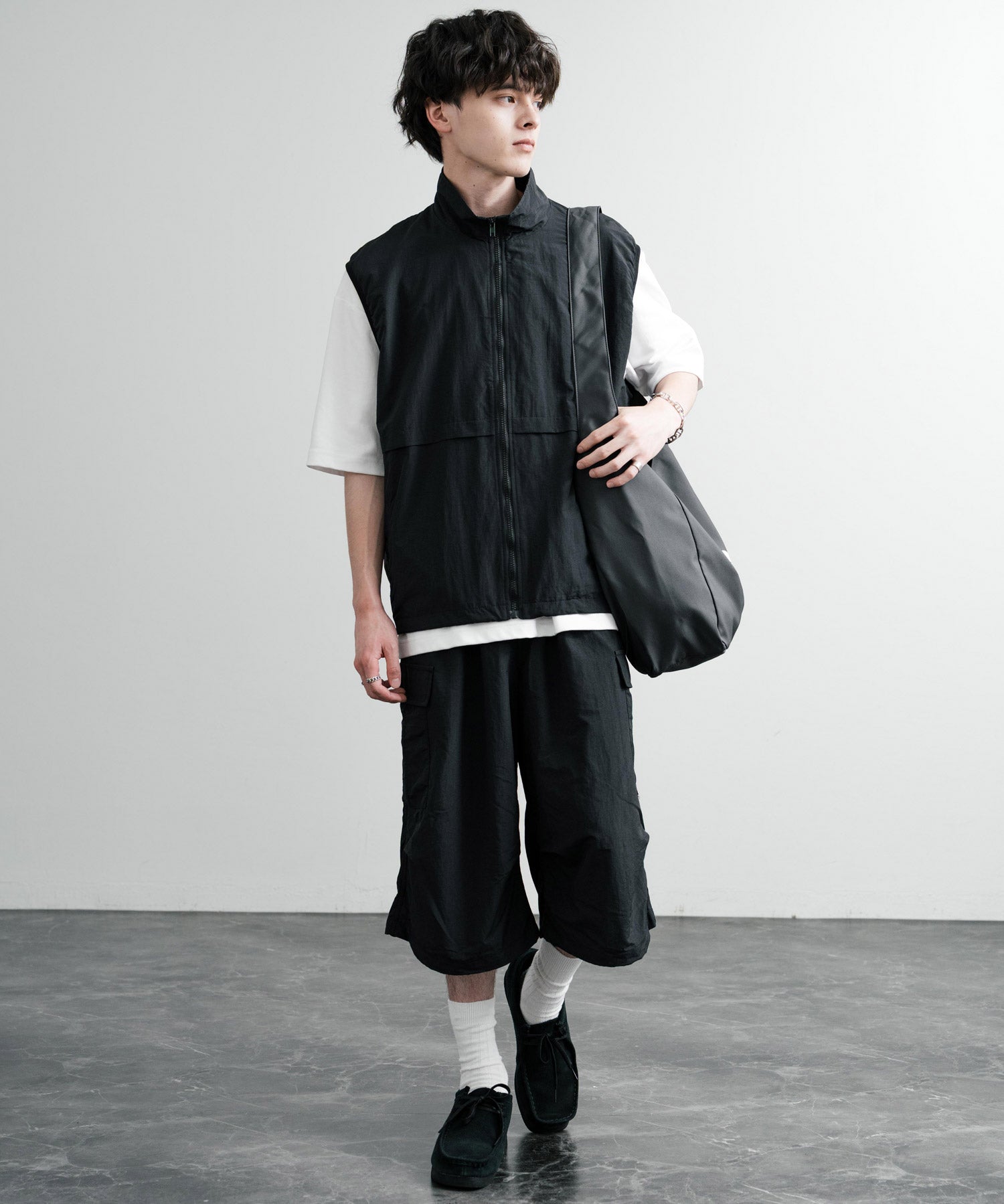 新色追加 日本未展開モデル THE NORTH FACE WHITE LABEL BIG LOGO SHOULDER BAG 韓国限定 ワンポイントロゴショルダーバッグ 14589