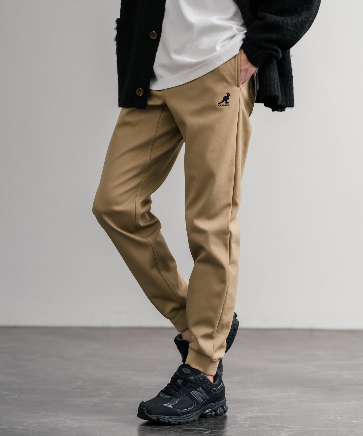 新色追加 KANGOL カンゴール 別注コラボ蓄熱裏フリースヒートテーパードジョガーイージーパンツ 14622