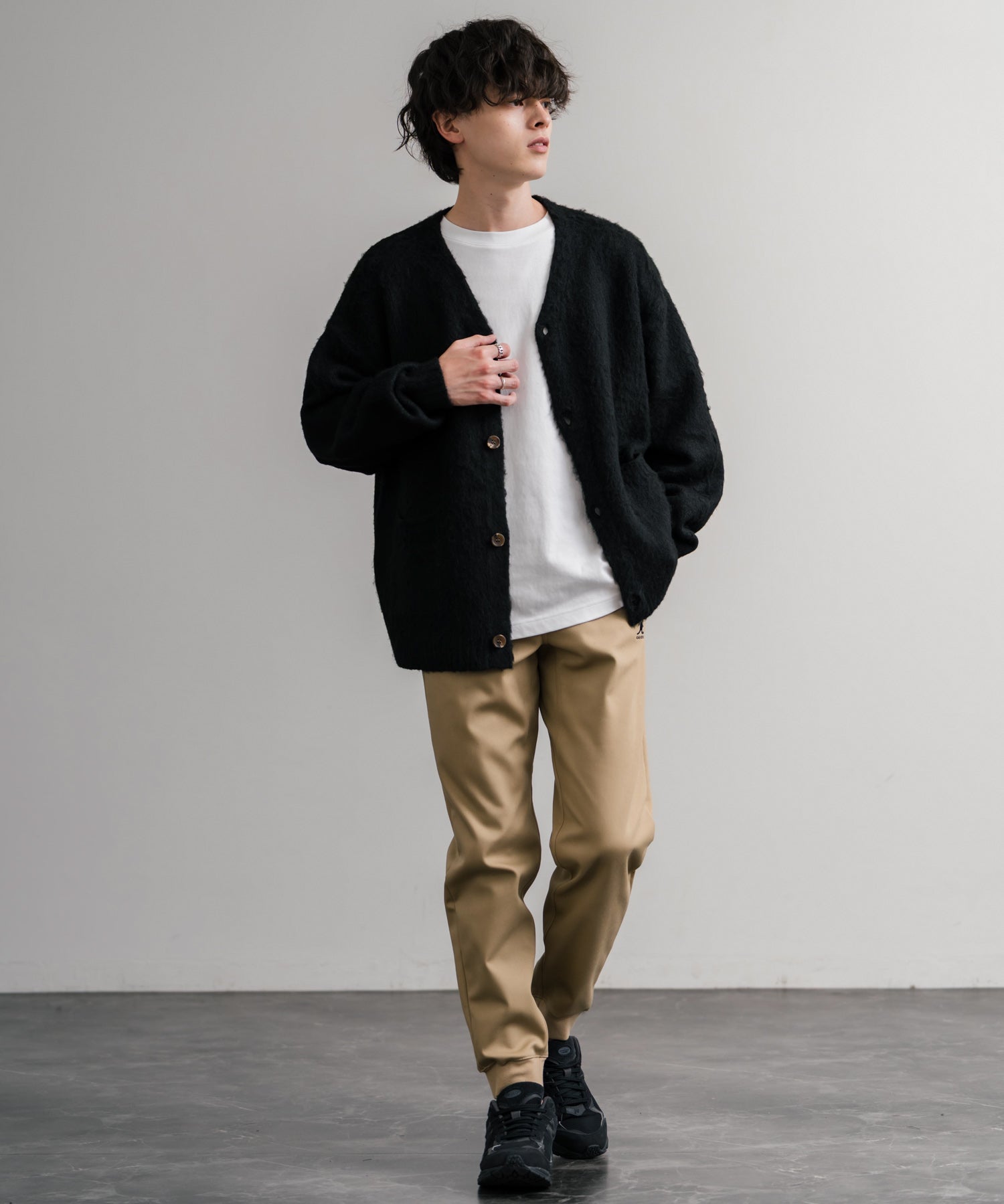 KANGOL カンゴール 別注コラボ蓄熱裏フリースヒートテーパードジョガーイージーパンツ 14622