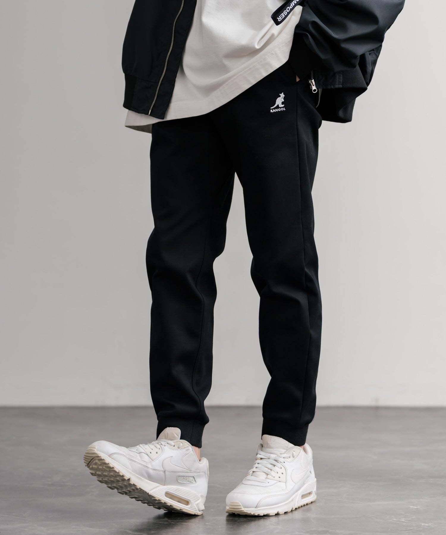 新色追加 KANGOL カンゴール 別注コラボ蓄熱裏フリースヒートテーパードジョガーイージーパンツ 14622