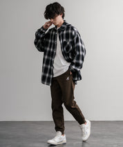 KANGOL カンゴール 別注コラボ蓄熱裏フリースヒートテーパードジョガーイージーパンツ 14622