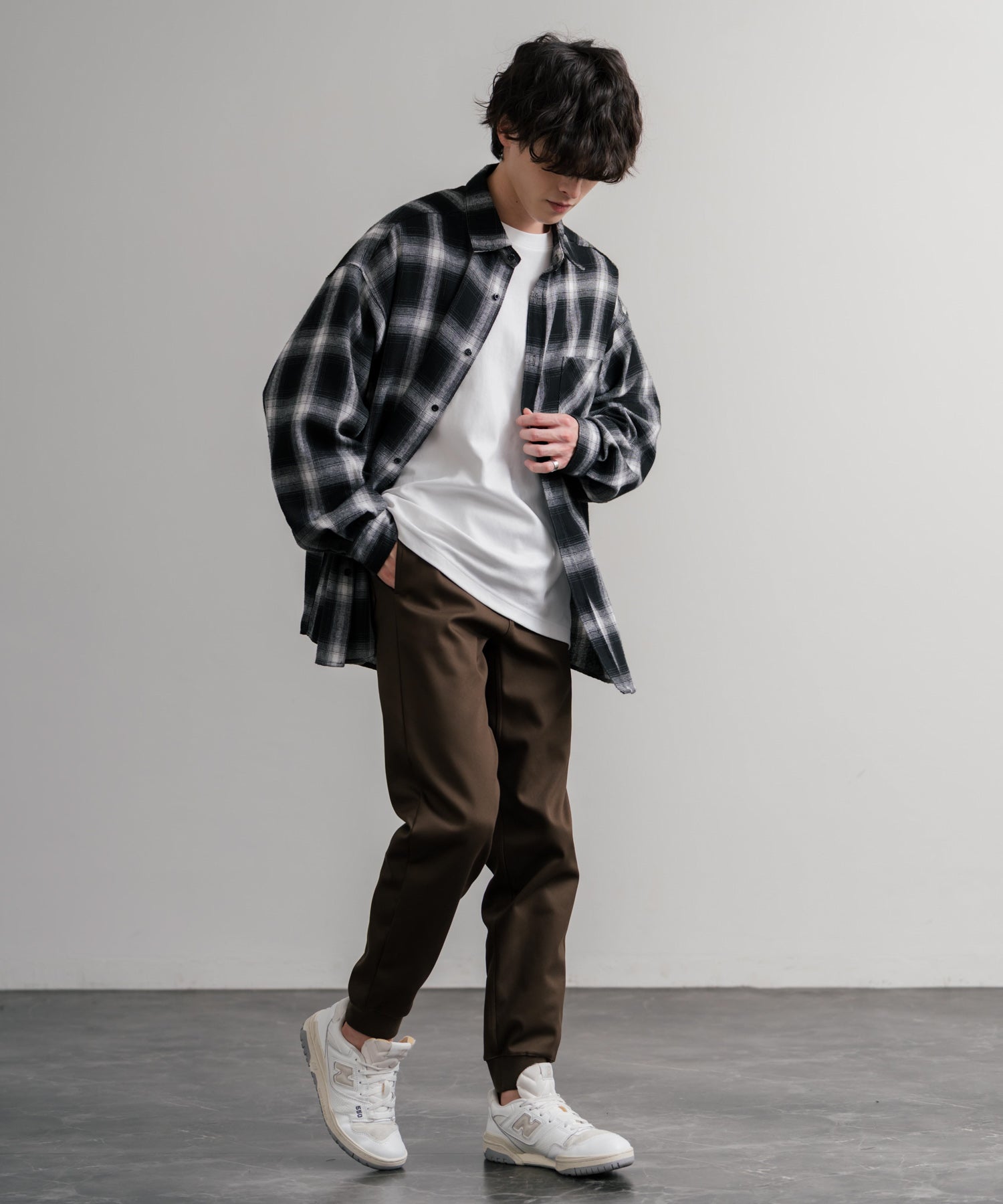 KANGOL カンゴール 別注コラボ蓄熱裏フリースヒートテーパードジョガーイージーパンツ 14622