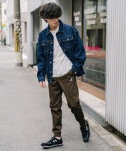 KANGOL カンゴール 別注コラボ蓄熱裏フリースヒートテーパードジョガーイージーパンツ 14622