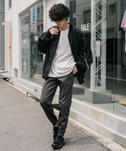 KANGOL カンゴール 別注コラボ蓄熱裏フリースヒートテーパードジョガーイージーパンツ 14622