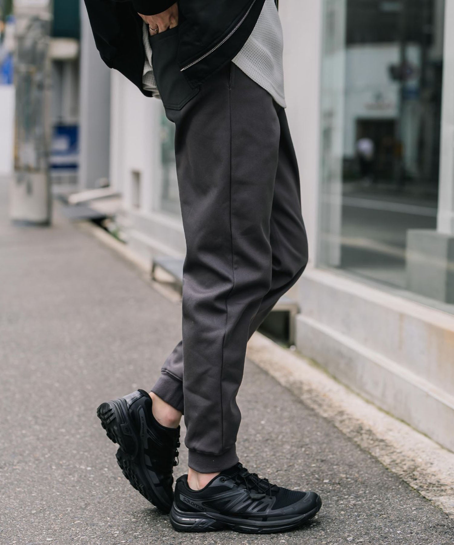 KANGOL カンゴール 別注コラボ蓄熱裏フリースヒートテーパードジョガーイージーパンツ 14622