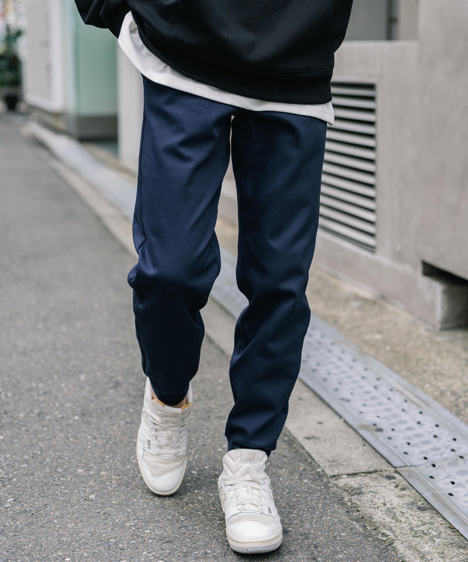 KANGOL カンゴール 別注コラボ蓄熱裏フリースヒートテーパードジョガーイージーパンツ 14622