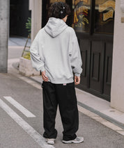 新色追加 KANGOL カンゴール 別注コラボオーバーサイズ裏起毛ロゴ刺繍プルパーカー	14627 【セットアップ可能】