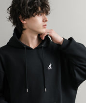 KANGOL カンゴール 別注コラボオーバーサイズ裏起毛ロゴ刺繍プルパーカー	14627