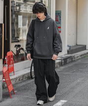 新色追加 KANGOL カンゴール 別注コラボオーバーサイズ裏起毛ロゴ刺繍プルパーカー	14627 【セットアップ可能】
