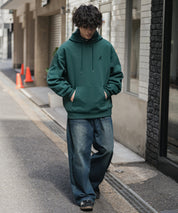 新色追加 KANGOL カンゴール 別注コラボオーバーサイズ裏起毛ロゴ刺繍プルパーカー	14627 【セットアップ可能】
