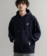 KANGOL カンゴール 別注コラボオーバーサイズ裏起毛ロゴ刺繍プルパーカー	14627
