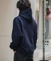 新色追加 KANGOL カンゴール 別注コラボオーバーサイズ裏起毛ロゴ刺繍プルパーカー	14627 【セットアップ可能】