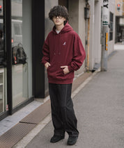 新色追加 KANGOL カンゴール 別注コラボオーバーサイズ裏起毛ロゴ刺繍プルパーカー	14627 【セットアップ可能】