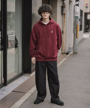 新色追加 KANGOL カンゴール 別注コラボオーバーサイズ裏起毛ロゴ刺繍プルパーカー	14627 【セットアップ可能】