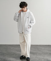 KANGOL カンゴール 別注コラボオーバーサイズ裏起毛ロゴ刺繍フルジップパーカー 14628 【セットアップ可能】