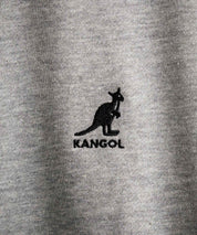 KANGOL カンゴール 別注コラボオーバーサイズ裏起毛ロゴ刺繍フルジップパーカー 14628