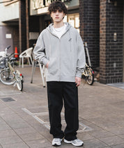 KANGOL カンゴール 別注コラボオーバーサイズ裏起毛ロゴ刺繍フルジップパーカー 14628 【セットアップ可能】