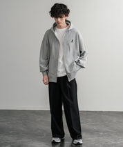 KANGOL カンゴール 別注コラボオーバーサイズ裏起毛ロゴ刺繍フルジップパーカー 14628 【セットアップ可能】