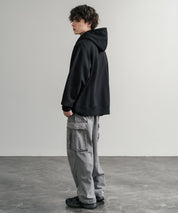 KANGOL カンゴール 別注コラボオーバーサイズ裏起毛ロゴ刺繍フルジップパーカー 14628 【セットアップ可能】