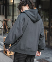 KANGOL カンゴール 別注コラボオーバーサイズ裏起毛ロゴ刺繍フルジップパーカー 14628 【セットアップ可能】