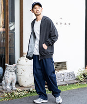 KANGOL カンゴール 別注コラボデニム・ツイルワイドテーパードペインターパンツ 14631