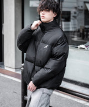 KANGOL カンゴール 別注コラボ オーバーサイズワンポイントロゴ刺繍ファイバーダウン中綿ジャケット 14632
