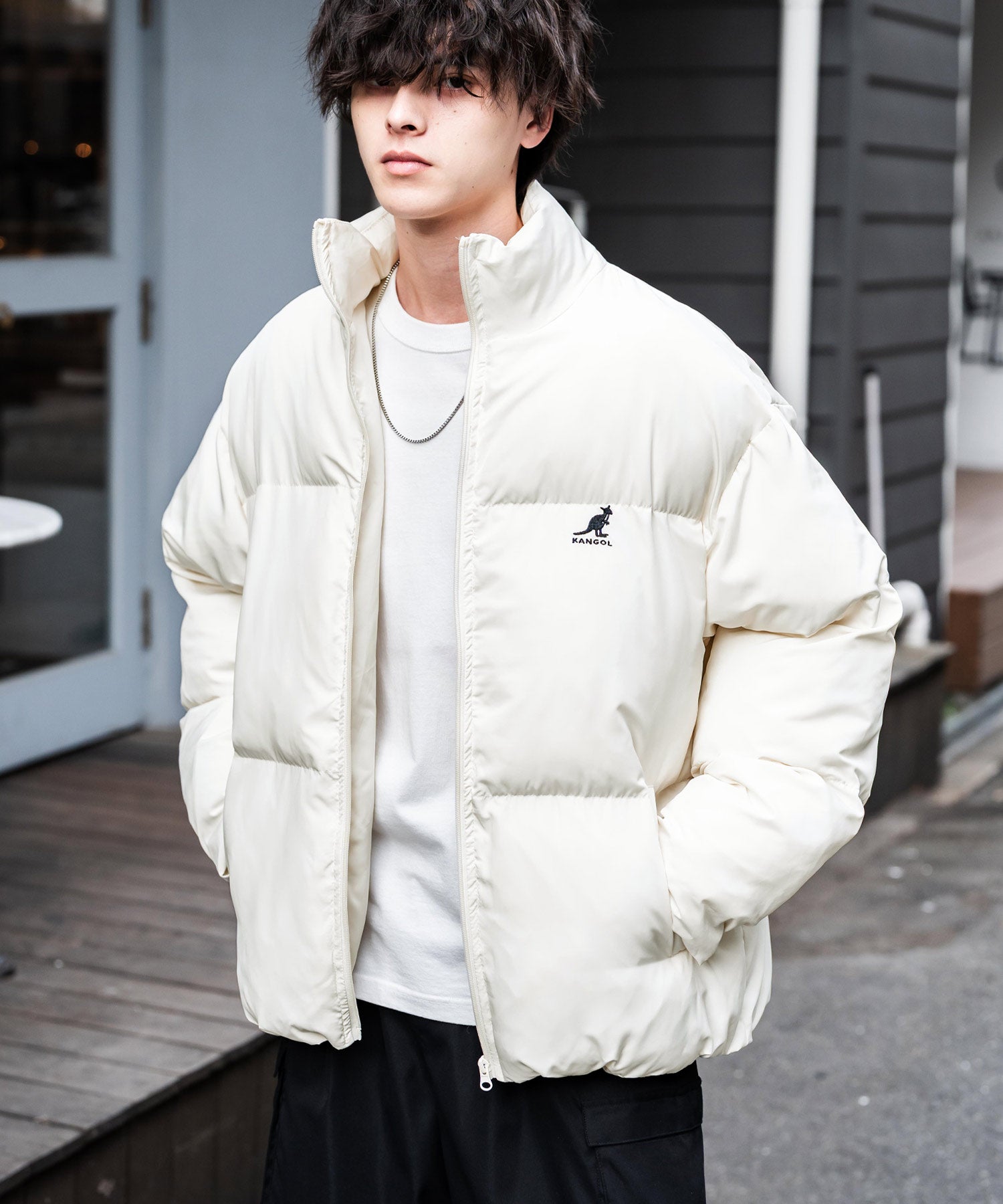 KANGOL カンゴール 別注コラボ オーバーサイズワンポイントロゴ刺繍