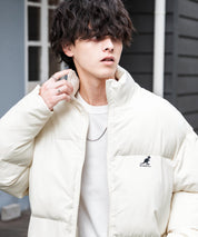 KANGOL カンゴール 別注コラボ オーバーサイズワンポイントロゴ刺繍ファイバーダウン中綿ジャケット 14632